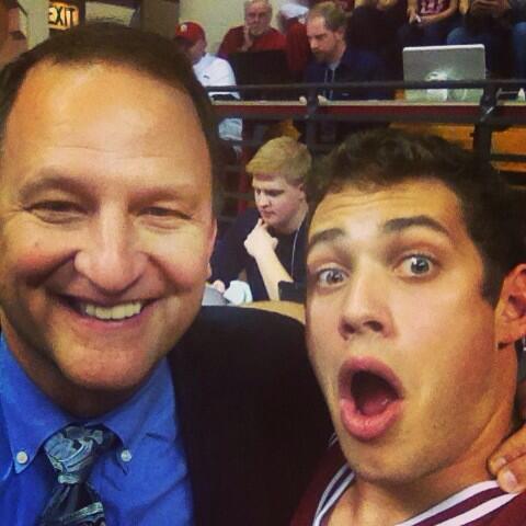 jklei22's tweet photo. The best things about last night: the win, the $2 drinks, and the selfie with @dandakich http://t.co/SGs6ulORct