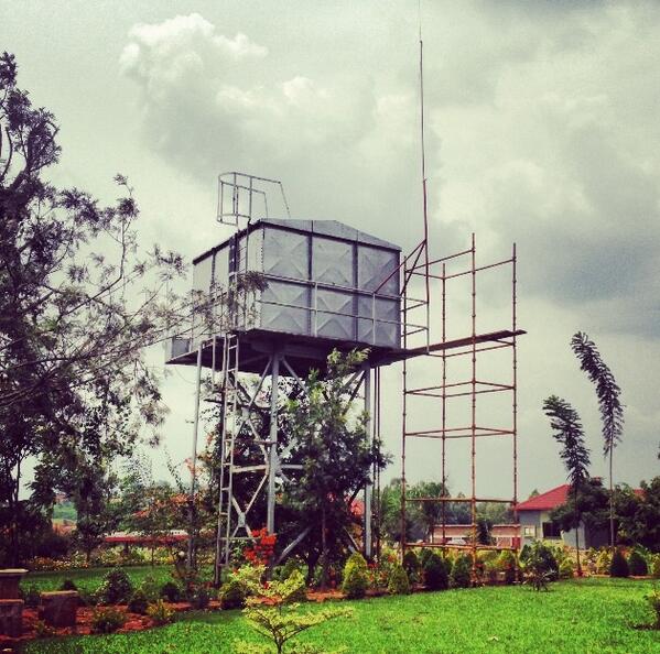 #ASYV's #sciencecenter raises an antenna to improve reception for ASYV's local radio station #innovation #Rwanda