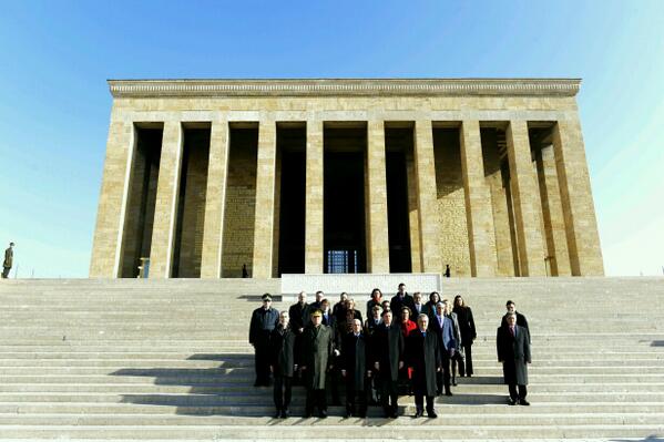 Slovenya Cumhurbaşkanı Sn Borut Pahor ve beraberindeki heyet ülkemizde. Ben de kendilerine refakat ediyorum.