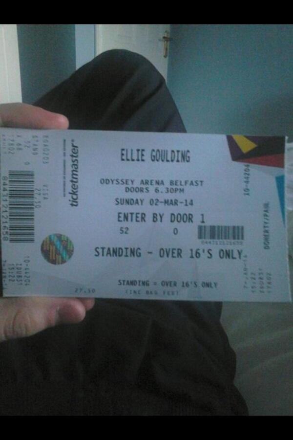 laurenpatton_'s tweet photo. @elliegoulding cant wait!! 🎶💃 #waytoexcited http://t.co/LRLF6WwrMM