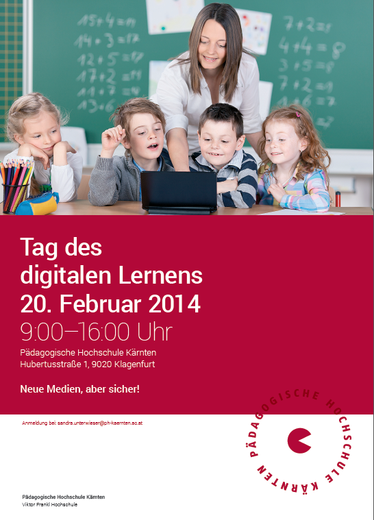 pharrich's tweet photo. "Tag des digitalen Lernens 2014" am 20.02.2014 an der PH Kärnten. http://t.co/CqHmtiiiuZ