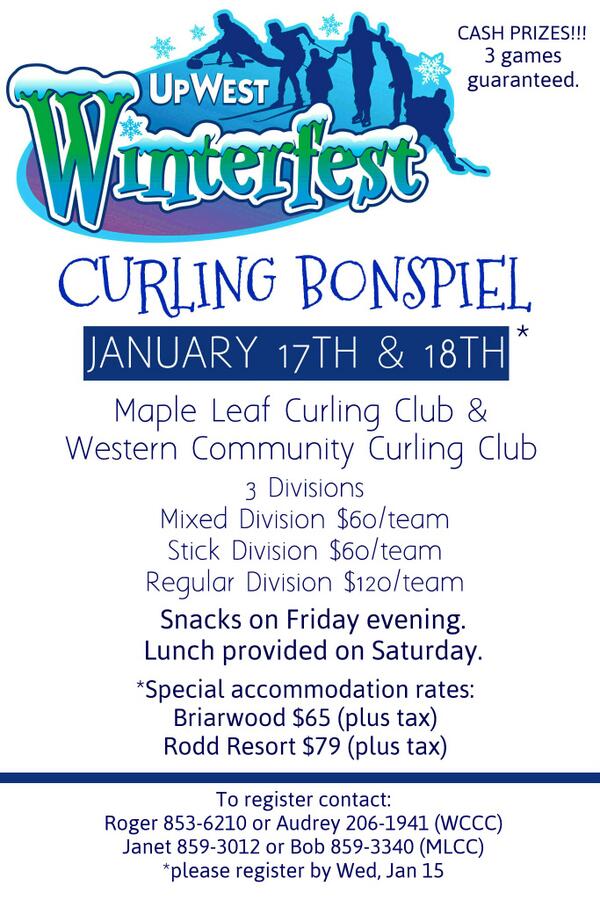 WinterfestPEI's tweet photo. Last day to sign-up for the Winterfest Curling Bonspiel. #upwestfest http://t.co/8cqyiNGVmu