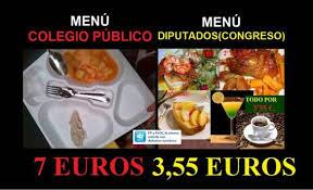 vida_uni's tweet photo. Menú Estudiantes 7€, Menú Diputados 3,55€ http://t.co/FURIHwEJ2z