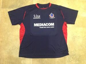 The GB Slowpitch Teams World Cup training t-shirts arrived. A huge thanks to @MediaComGlobal #softball #slowpitch