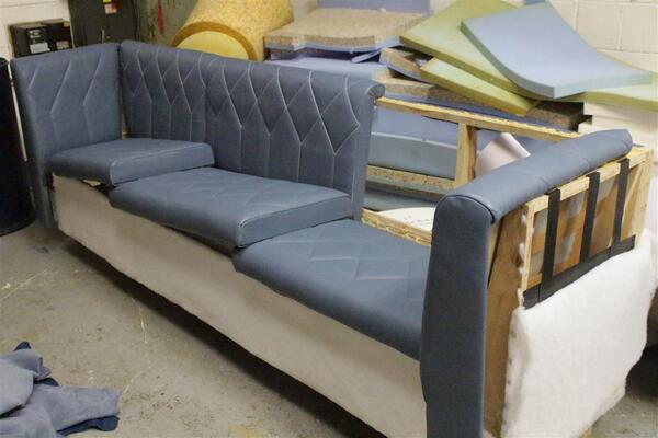 DronfieldUphols's tweet photo. Test fitting a recover ready for delivery to Southampton #upholstery #recover #southampton http://t.co/JYwEdxBC6l