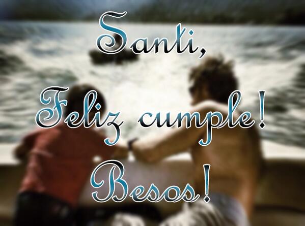 sebasrullisrb's tweet photo. Hoy cumple años Santi, el hijo de @sebastianrulli 
Felicidades! http://t.co/GnB6RGUyQT