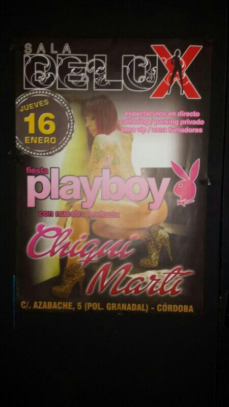 SalaDelux's tweet photo. 16 de Enero, fiesta Playboy con Chiqui Marti en Sala @SalaDelux http://t.co/sDObQVAn3l