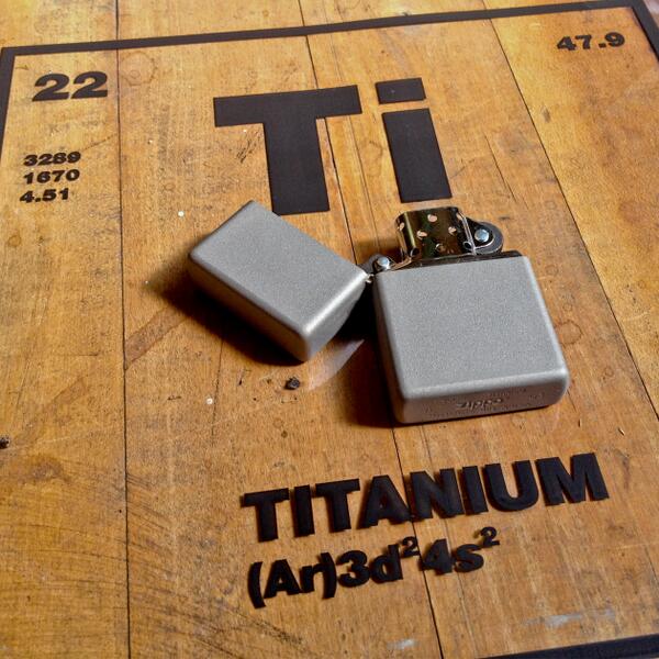 Zippo on Twitter: "In 2001 we launched a Zippo made Grade One commercially titanium. Should we re-release http://t.co/7tdnHblfv0" / Twitter