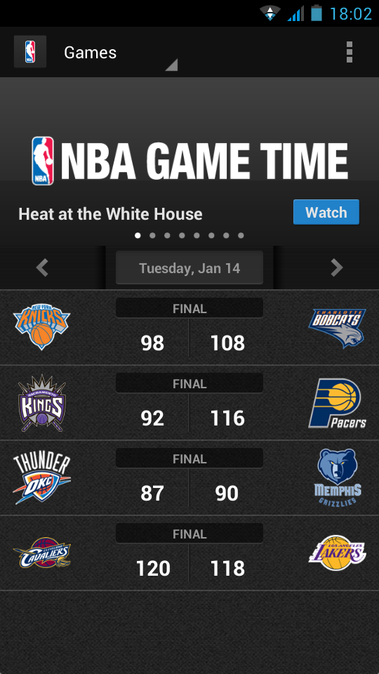 ResultatsNBAfr's tweet photo. Résultats d'hier ! (Hedo Turkoglu aux Clippers) http://t.co/X08ZW5OuuI