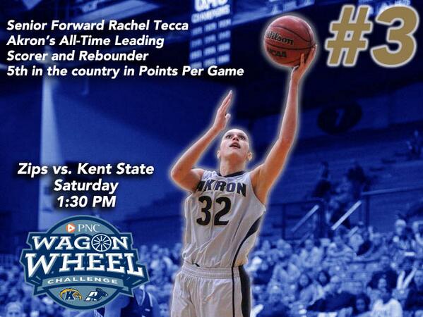 Halfway through the week brings reason 3 you need to be in the JAR Saturday when the Zips host Kent!  #Breakthroo