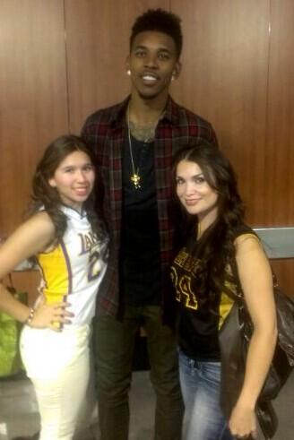LadyBee_28's tweet photo. @Lakers @NickSwagyPYoung ahhhh!!!  I love him!!! Yesterday's game :) #SwaggyP #lakers #0 http://t.co/Mer0HUBXS3