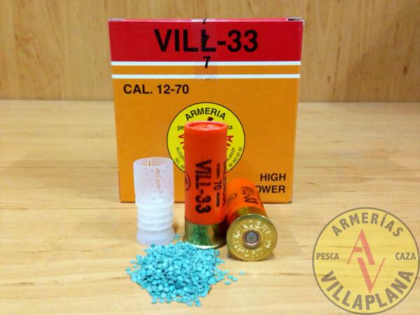 OFERTA!! en cartuchos de 33gr del Nº7 Pólvora progresiva, largo alcance y un plomeo regular. armeriavillaplana.com