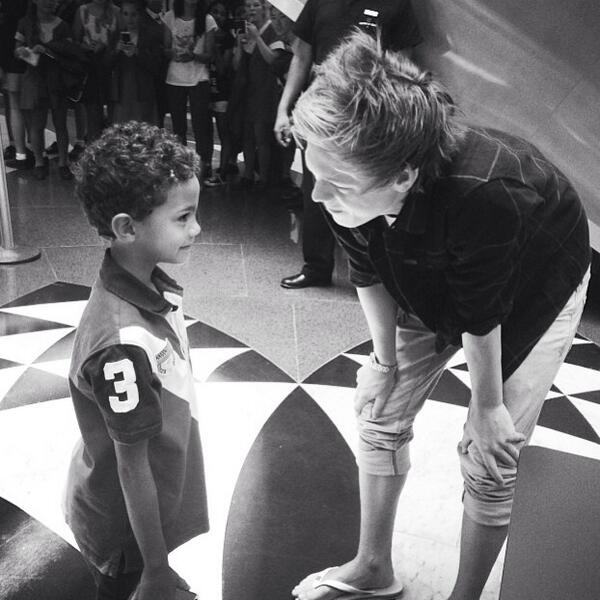 Caspar_Lee's tweet image. I asked him if he wants to be a YouTuber when he grows up, he said he'd rather be a fireman.