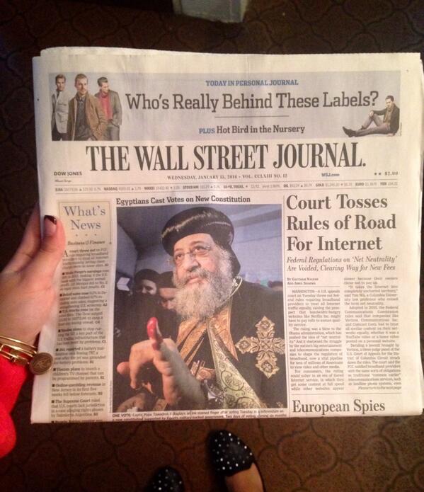 copticgirlprob's tweet photo. HHPT2 on the cover of The Wall Street Journal! #GotTheLastOne http://t.co/NDbcKup8QP