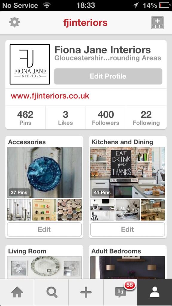 fjinteriors's tweet photo. Just got my 400th follower on pintrest.... Please see what I've been pinning! http://t.co/VeByoK37zY