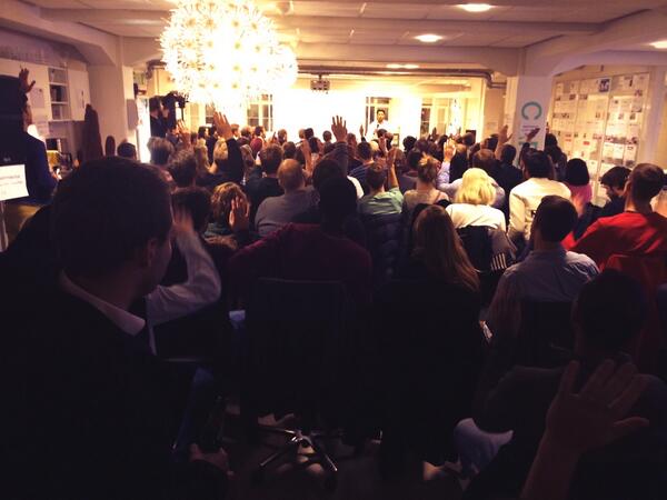 LeanCPH's tweet photo. Full house at CSE to hear @ashmaurya #leanCPH #cphftw http://t.co/mYQmdBw2sg