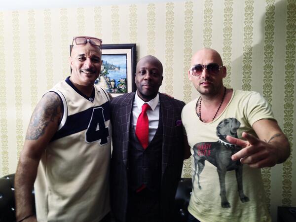 AntoineMontana's tweet photo. thx for the interview @wyclef, god is great, have safe trip home and see you soon http://t.co/zaPIZDq07m