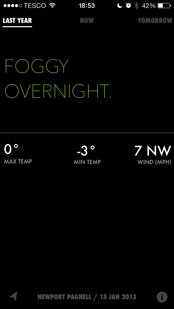 tempoweather's tweet photo. Remember you can check the weather for one year ago today in Tempo. Makes for interesting reading sometimes. http://t.co/IeE5dSQZI6