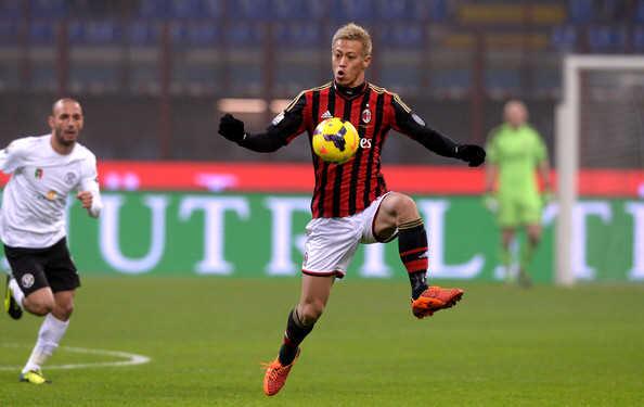 Keisuke Honda. #MilanSpezia #ForzaMilan #weareacmilan