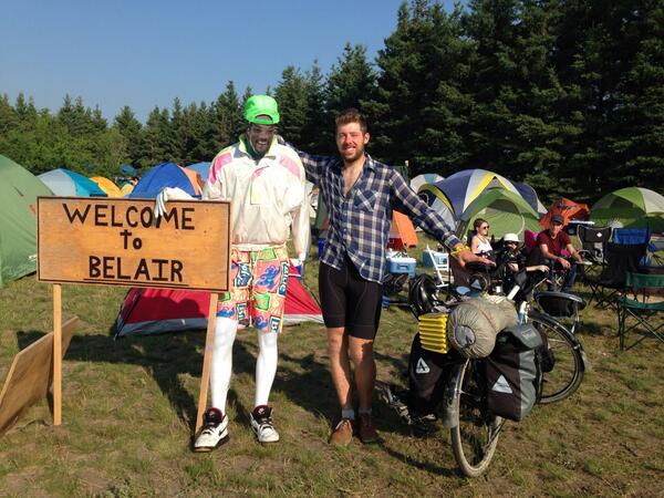 Rode across Canada, stayed up all night @ Winnipeg Folkfest, rode on the next day @BassCoastProj #takemetobasscoast