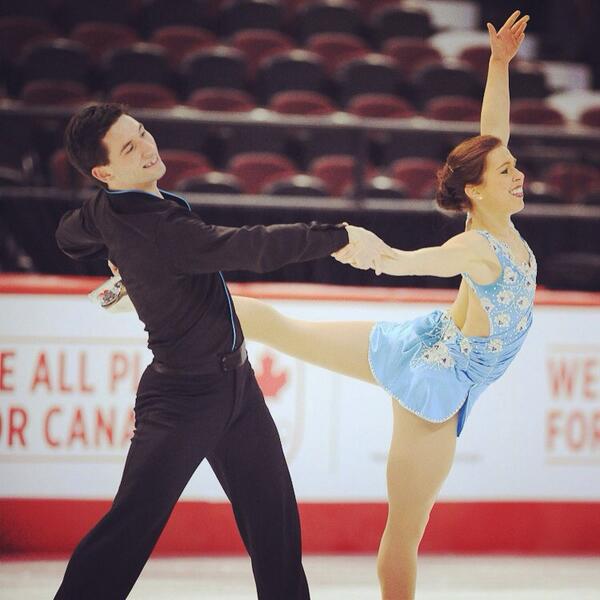 SkateCanada's tweet photo. Vanessa Grenier & Maxime Deschamps, 2014 Canadian Junior Pair Champions #CTNSC14 http://t.co/OlMVoXB9Sn