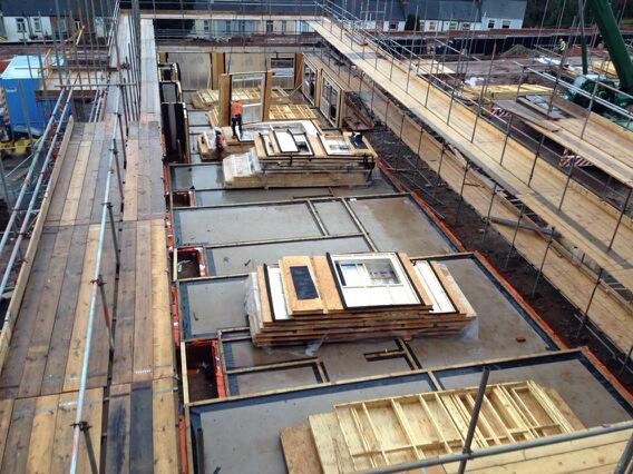 FrameTechLtd's tweet image. Another block underway at Penarth