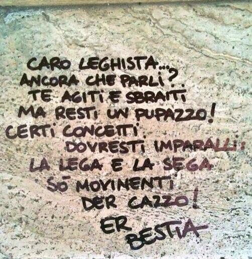 Al momento, Er Bestia è il mio editorialista preferito