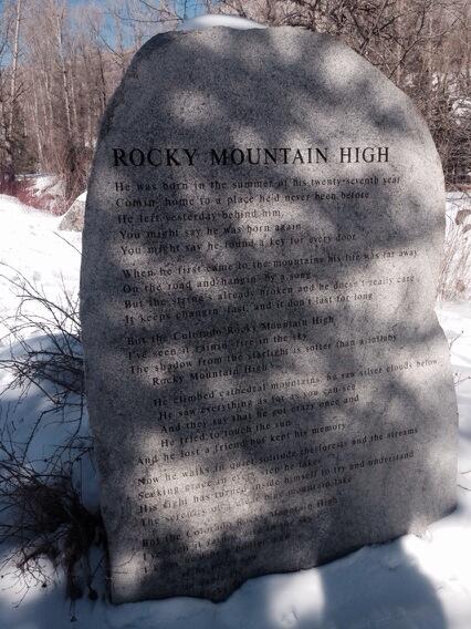 md_roland's tweet photo. John Denver sanctuary http://t.co/LgsYpxKsy8