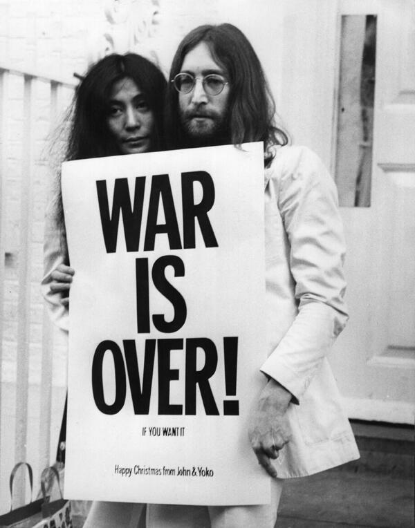 War is over if you want it..