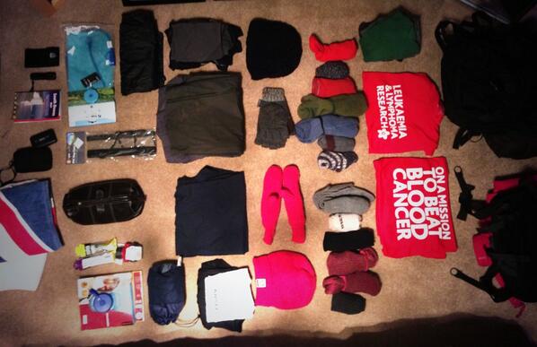 2014challenge's tweet photo. @johnopet &amp; @Sammie_pet packing for the South Downs Way tomorrow! 100 miles in 4 days #challenge2014 http://t.co/V1EffWbNvE