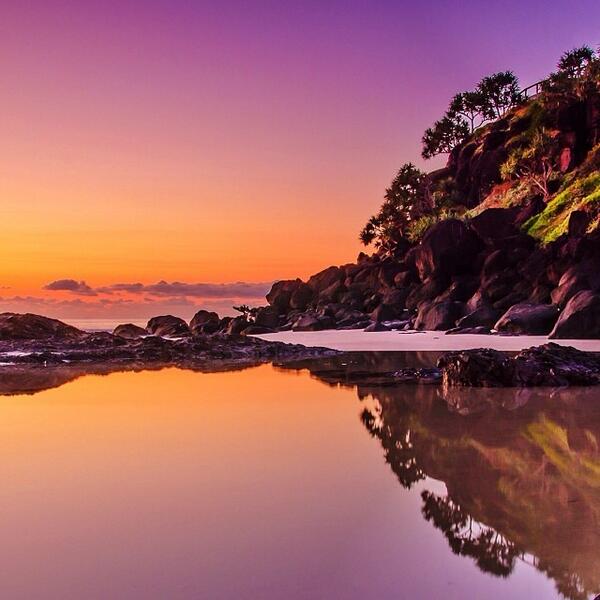 Queensland's tweet image. At the very very Southern end of the #queensland coastline is a little beach called Froggie. How special is it!! ...