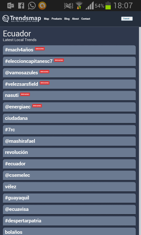 chipilaso93's tweet photo. #Mach4años primera tendencia según @TrendsEcuador. Aguante @MACHDEPORTES http://t.co/CO1AQBbJTg