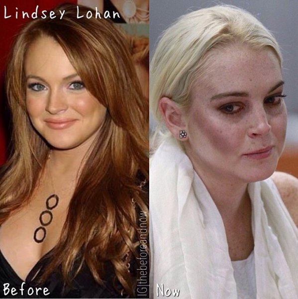 thebeforeandnow's tweet photo. Lindsay Lohan! Don't do drugs! http://t.co/PMEHQHhGX6