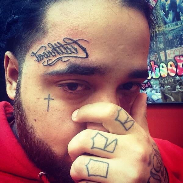 asap yams face tattoos