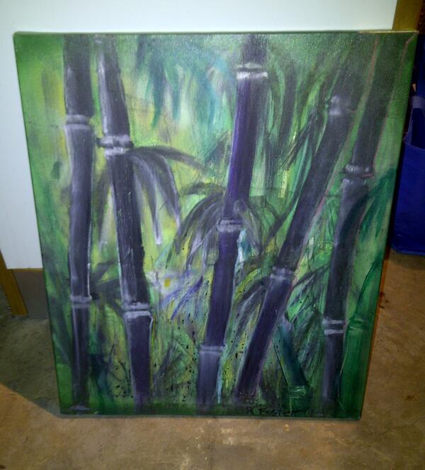 KenFosterPaints's tweet photo. #dtes #gastown #bamboo #art #custom http://t.co/rmhoi8oGBW