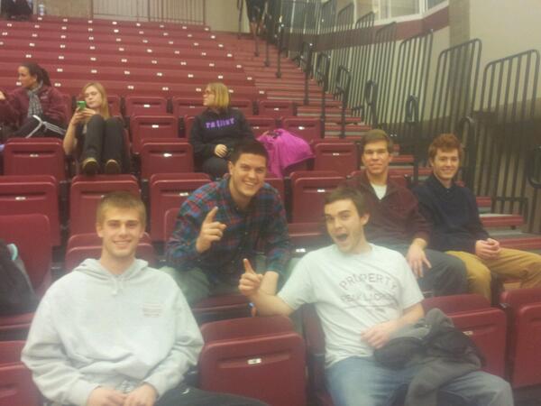 The winner of  $250 prize From Transylvania bookstore - TU Lacrosse player Rob Rhea. Half court shot nothing but net!