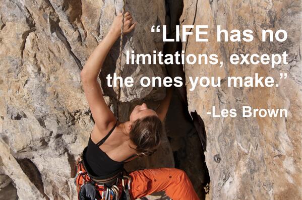 normalong's tweet photo. Don't set limits for yourself. http://t.co/y9mSC0heVG