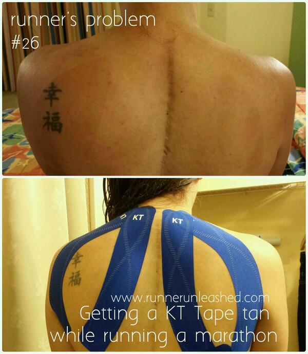 EmpireUnleashed's tweet image. #runnersproblem #kttape #firstmarathon #run #ilovekttape #Scoliosisstrong @kttape