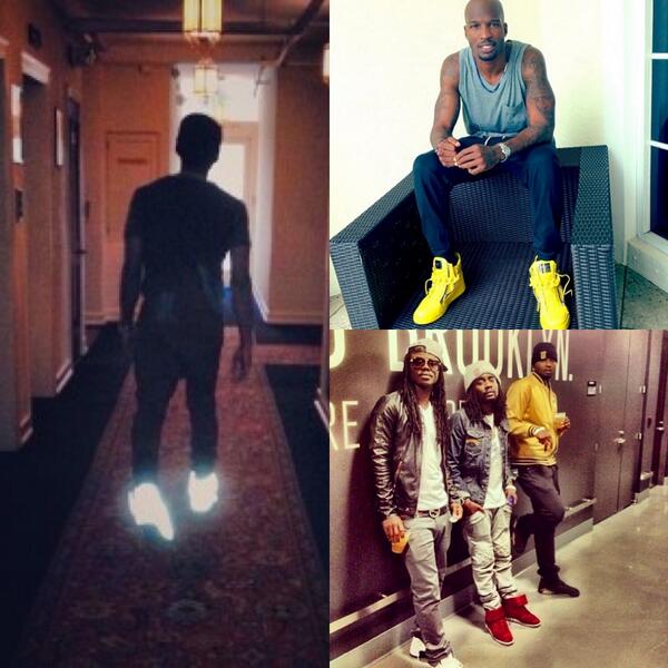 thebizkore's tweet photo. Mens #CelebrityFashion Sneakers: Featuring #ChadJohnson, #Usher, #Wale, #RudyGay and more.  http://t.co/826KVJPtUo http://t.co/opyjcKO95R