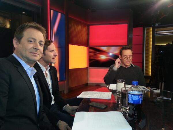 Sherrod_Small's tweet photo. On set with @andylevy and @mcmoynihan on set #redeye Tonight! WATCH! #RaceWars #bestweekever #wasted2013 #redeye http://t.co/Zp8K9nHqj4