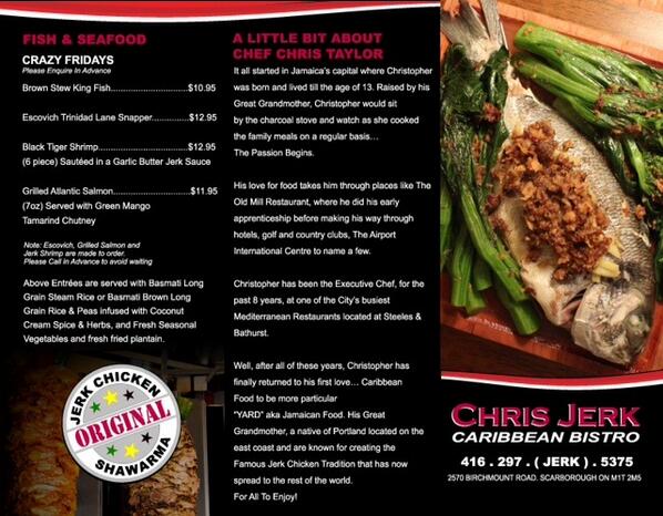 CJ Caribbean Bistro tweet media
