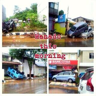 Manado pagi ini #PrayForManado #PrayForSULUT