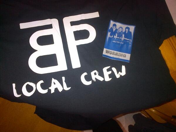 Had a fantastic night working at <a href="/thebandperry/">The Band Perry</a> concert in #reddeer. They gave us all these shirts! #classact #swag