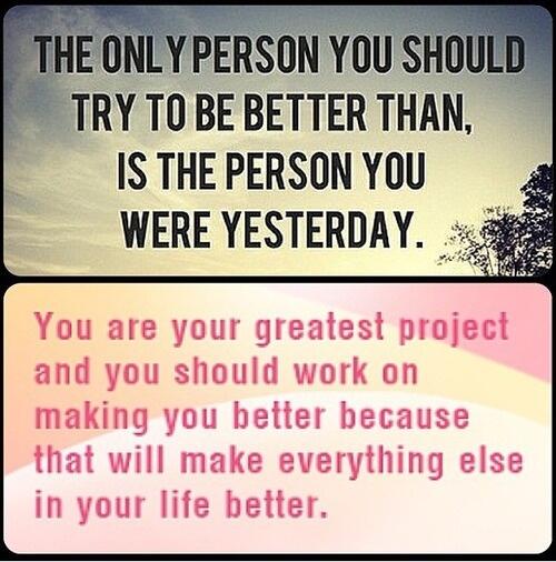 PositivePaisan's tweet photo. #MorningMotivation TRY 2 be a BETTER U Today! ;) #ThePositivePaisan http://t.co/uMsA8Ul77f