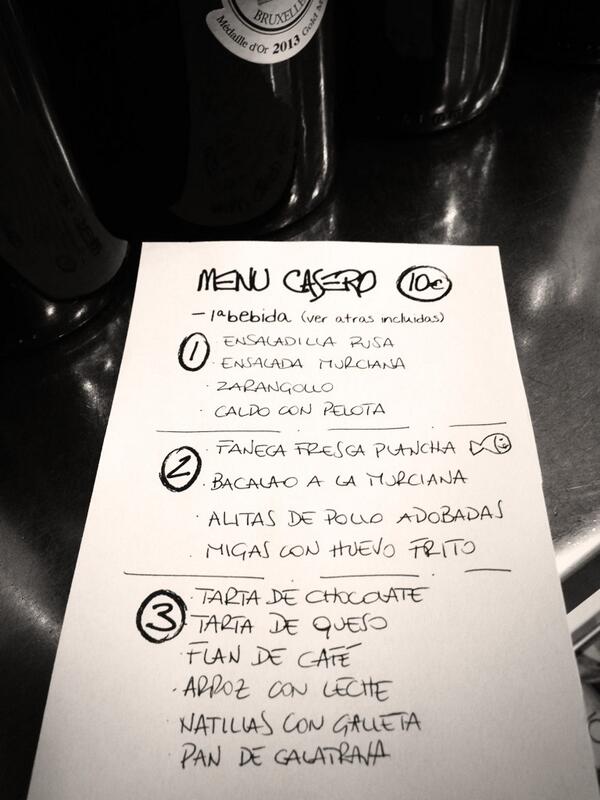 barloszagales's tweet photo. Menú de hoy http://t.co/rq3mr4iwmP