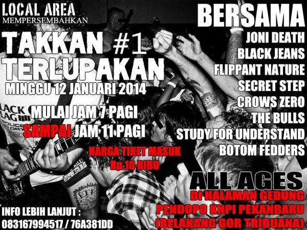 Info Event PKU (@eventmusicpku) on Twitter photo NEXT EVENT LOCAL AREA MEMPERSEMBAHKAN "PEKANBARU TAK TERLUPAKAN " W/ <a href="/BlackJeans_/">Black Jeans</a> <a href="/CrowszeroHC/">CROWS ZERO HARDCORE</a> <a href="/SecretstepHC/">Secret Step™</a> #SUPPORT NEXT EVENT LOCAL AREA MEMPERSEMBAHKAN "PEKANBARU TAK TERLUPAKAN " W/ <a href="/BlackJeans_/">Black Jeans</a> <a href="/CrowszeroHC/">CROWS ZERO HARDCORE</a> <a href="/SecretstepHC/">Secret Step™</a> #SUPPORT