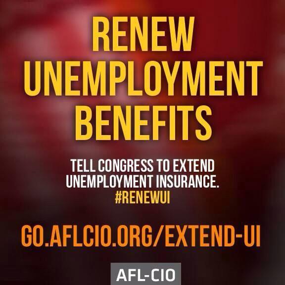 Time is NOW to renew unemployment insurance.
Call Congress today: 1-877-318-0483