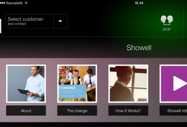 ShowellApp's tweet image. This wasn't possible before! Get data from the use of sales material in the sales meetings! #showell #salesapp