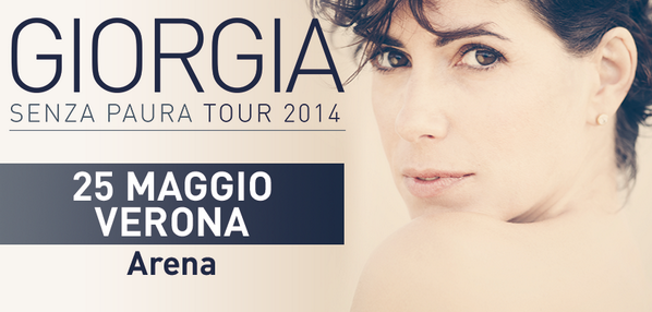 LiveNationIT's tweet photo. Nuovo show per @GiorgiaOfficial: il 25/5 sarà all'Arena di Verona! Biglietti già disponibili: http://t.co/GaM3KuMFLn http://t.co/eBMIjzA8Jr