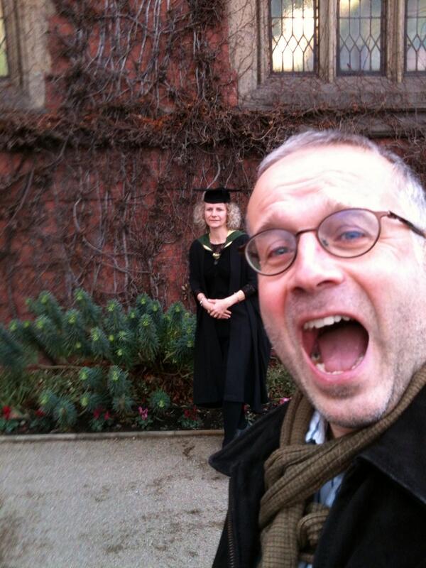 Caz graduation. Top class selfie. i phones make ceremonies such fun